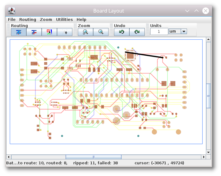 pcb auto-router for LayoutEditor